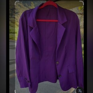 Women's Purple Blazer
